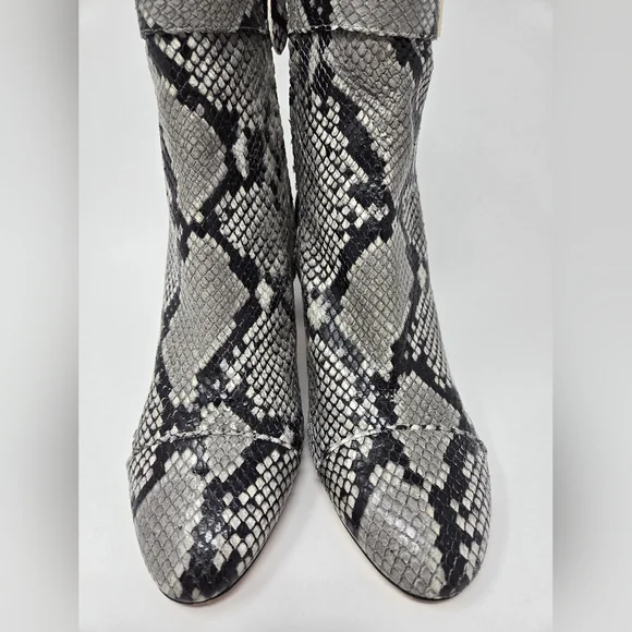 Rochas Python Embossed Boot Size 40 - Picture 7 of 12
